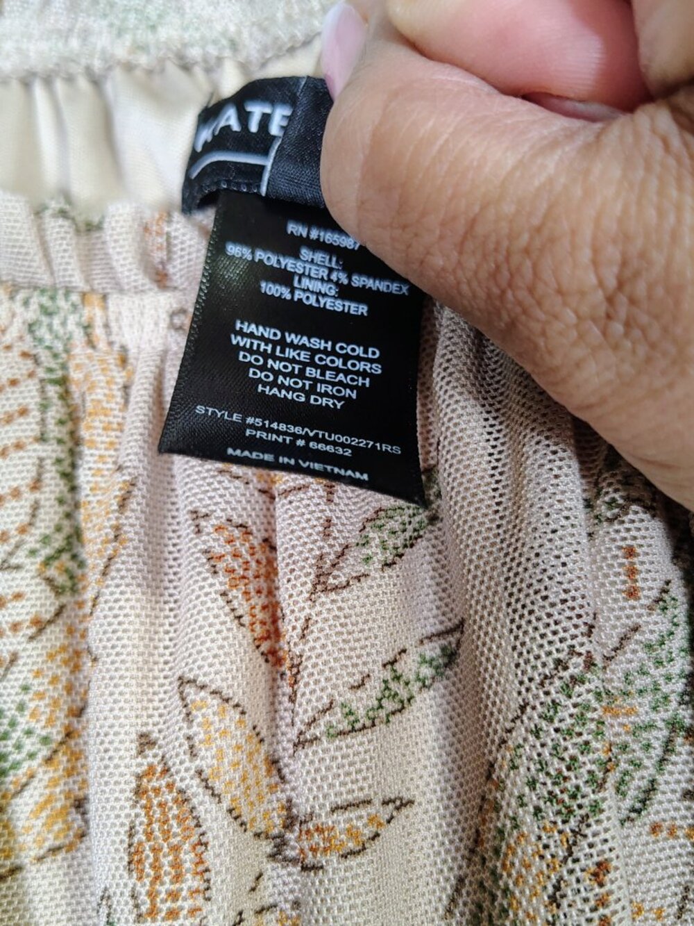 Kate And Lily Maxi Dress Women 4 Petite Beige Paisley Mesh Tiered Ruffle Cottage - Picture 6 of 11